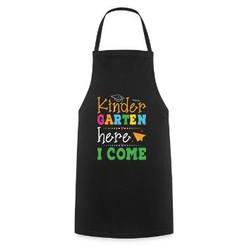 The Nursery School Me Voilà - Cooking Apron - black - Front - AI Model Male 185 dark (185cm)