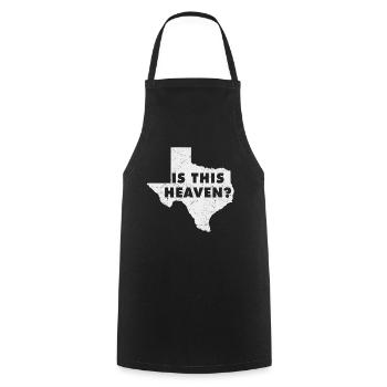 Carte terrestre Amérique État Accueil Paradis Texas - Tablier de cuisine - noir - Devant - AI Model Male 185 dark (185cm)