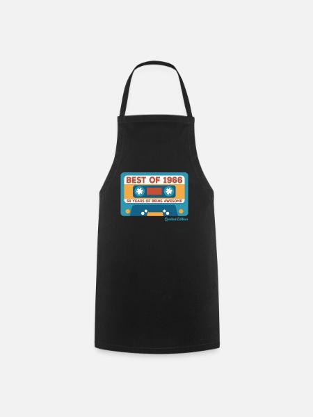 1966 Vintage Vintage Retro Cadeau D’anniversaire - Tablier de cuisine - noir