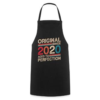 Original Depuis 2020 Vieilli À La Perfection - Tablier de cuisine - noir - Devant - AI Model Male 185 dark (185cm)