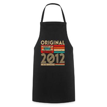 Original legendary hits Best of 2012 - Cooking Apron - black - Front - AI Model Male 185 dark (185cm)