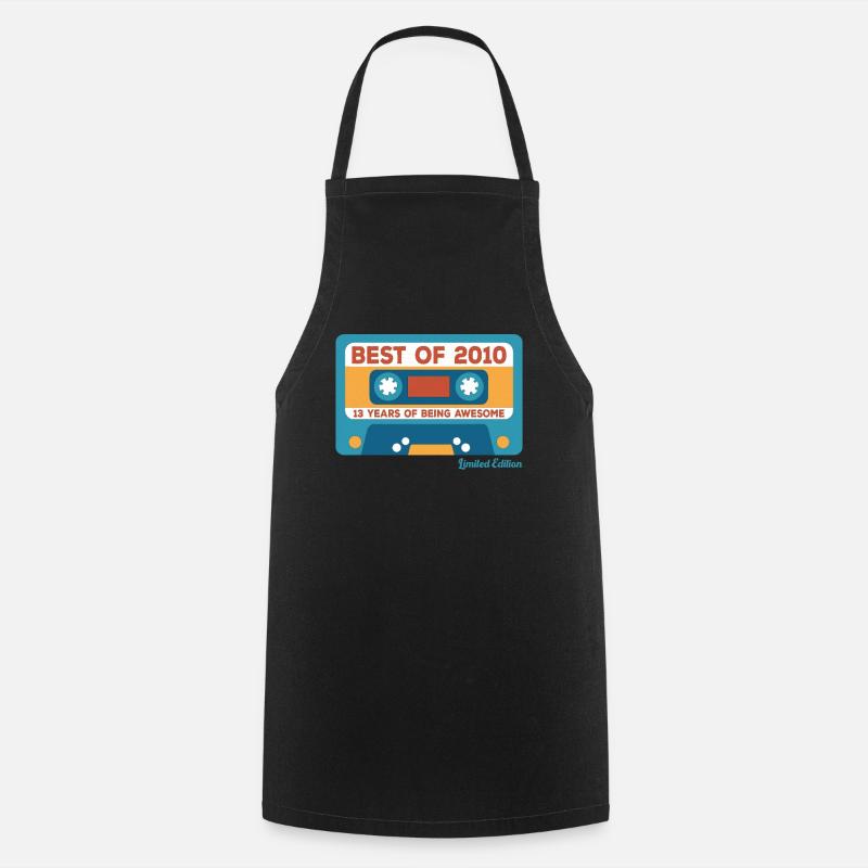 2010 Vintage Vintage Retro Geburtstagsgeschenk - Kochschürze - Schwarz