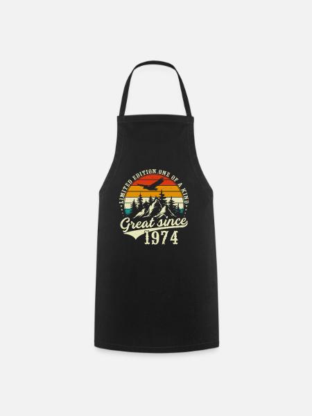 Einzigartig seiner Art seit 1974 - Kochschürze - Schwarz