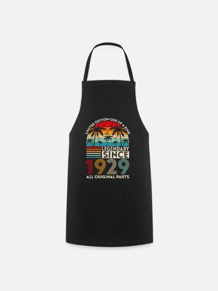 Legendär seit 1929 alle Originalteile - Kochschürze - Schwarz
