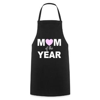 Mama Geschenk Muttertag - Kochschürze - Schwarz - Vorne - AI Model Male 185 dark (185cm)