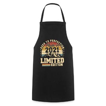 One of a kind since 2021 - Cooking Apron - black - Front - AI Model Male 185 dark (185cm)