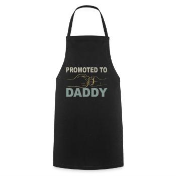 Retro Papa Outfit zum Vatertag - Kochschürze - Schwarz - Vorne - AI Model Male 185 dark (185cm)