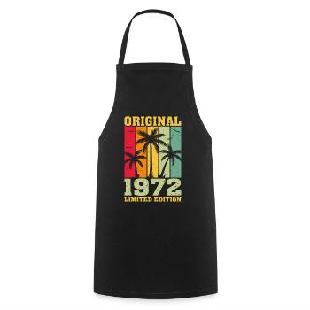 Édition Originale Limitée De 1972 - Tablier de cuisine - noir - Devant - AI Model Male 185 dark (185cm)