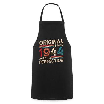 Original Since 1944 Aged To Perfection - Cooking Apron - black - Front - AI Model Male 185 dark (185cm)