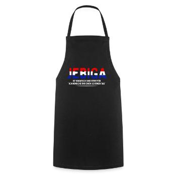 Croatian Jebiga Croatia Balkan Croatia Croatian - Cooking Apron - black - Front - AI Model Male 185 dark (185cm)