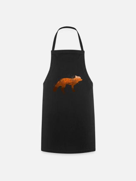 Renard - Tablier de cuisine - noir