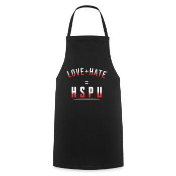 Cadeau pour sportif Workout WOD Musculation Sport - Tablier de cuisine - noir - Devant - AI Model Male 185 dark (185cm)