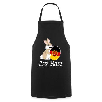 Ossi with Easter egg from East Germany - Cooking Apron - black - Front - AI Model Male 185 dark (185cm)