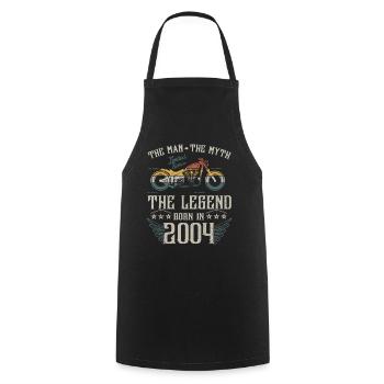 The man the myth the legend born in 2004 gift - Cooking Apron - black - Front - AI Model Male 185 dark (185cm)