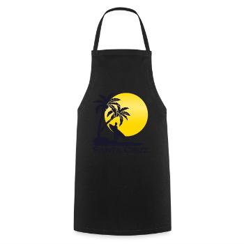Santa Cruz Surfboard Surfer - Cooking Apron - black - Front - AI Model Male 185 dark (185cm)