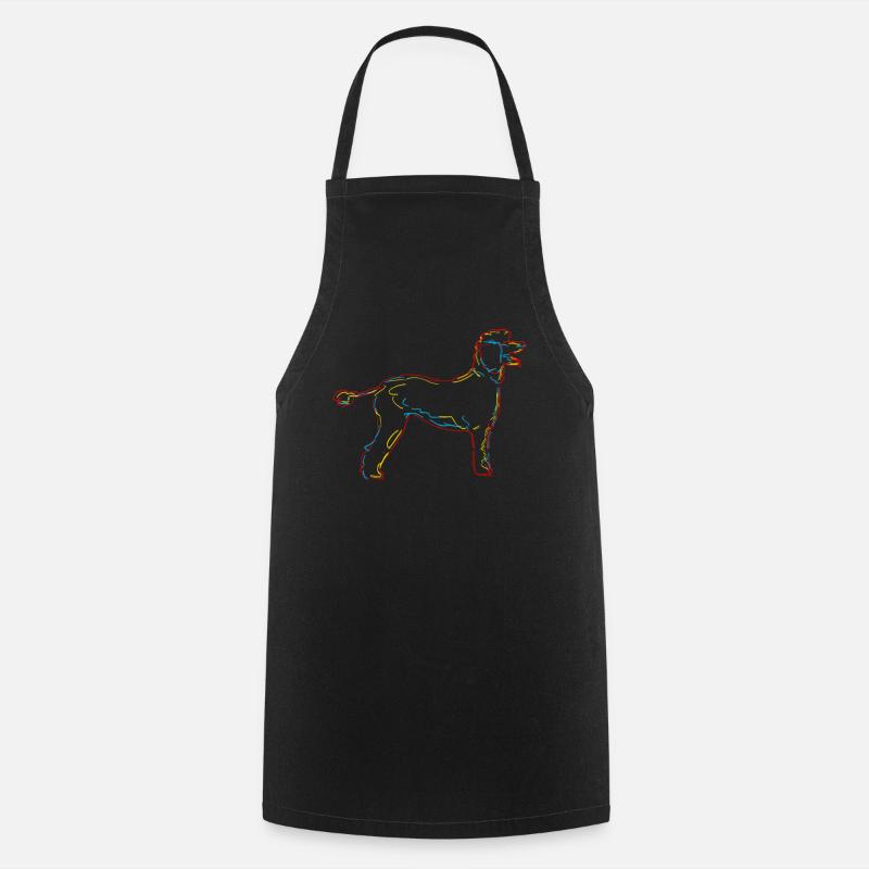 Poodle Pudel - Kochschürze - Schwarz