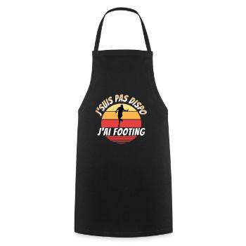 Course à Pied Running Cadeau Rigolo Humour Sport - Tablier de cuisine - noir - Devant - AI Model Male 185 dark (185cm)