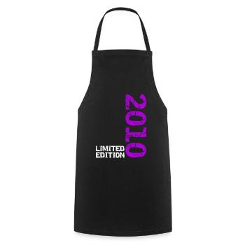 2010 Édition Limitée Anniversaire Cadeau Femme Mari - Tablier de cuisine - noir - Devant - AI Model Male 185 dark (185cm)