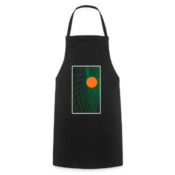 Tischtennis Tischtennisball - Kochschürze - Schwarz - Vorne - AI Model Male 185 dark (185cm)