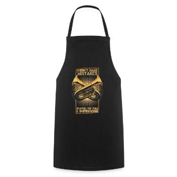 Tuba tuba player - Cooking Apron - black - Front - AI Model Male 185 dark (185cm)