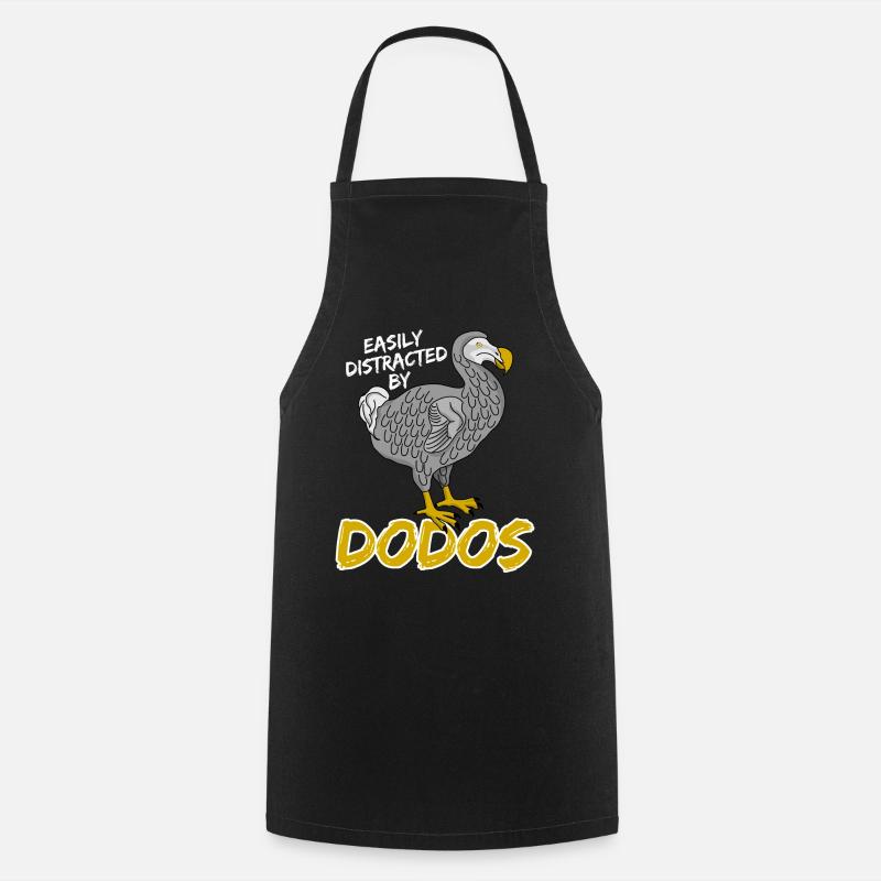 Dodo drôle Dodos - Tablier de cuisine - noir