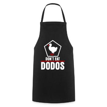 Dodo Vegan Veganer Dodos - Tablier de cuisine - noir - Devant - AI Model Male 185 dark (185cm)