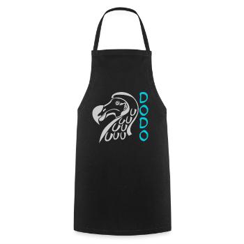 Dodo Bird Dodos - Cooking Apron - black - Front - AI Model Male 185 dark (185cm)