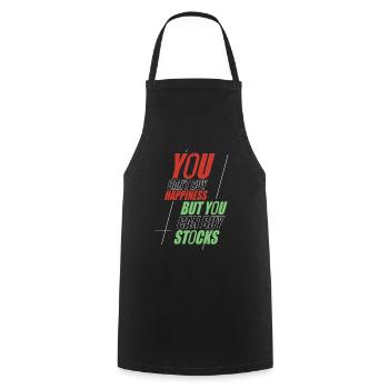 Trading d’actions Trader Exchange Trading d’actions - Tablier de cuisine - noir - Devant - AI Model Male 185 dark (185cm)