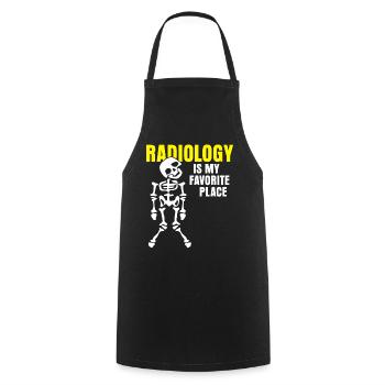 Röntgen Röntgenbild Radiologe Radiologie - Kochschürze - Schwarz - Vorne - AI Model Male 185 dark (185cm)
