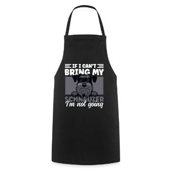 Schnauzer Dad Dog Lover Schnauzer Dog Father Dog - Cooking Apron - black - Front - AI Model Male 185 dark (185cm)