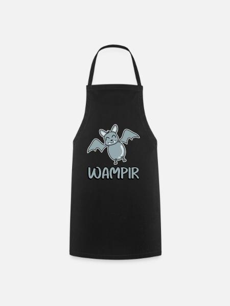 Fette Vampir Fledermaus - Kochschürze - Schwarz