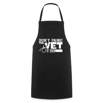 Veterinarian Veterinarian Veterinarian - Cooking Apron - black - Front - AI Model Male 185 dark (185cm)