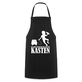 Bier Braumeister Bierbrauer Vatertag - Kochschürze - Schwarz - Vorne - AI Model Male 185 dark (185cm)
