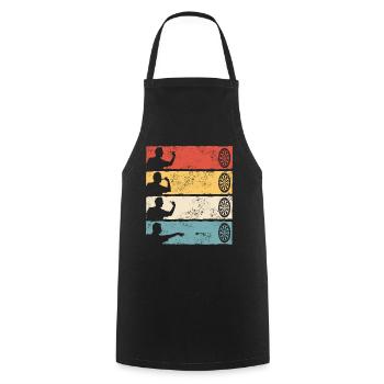 Darts Darts Darts Player Darts - Cooking Apron - black - Front - AI Model Male 185 dark (185cm)