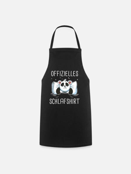 Panda Pandabär Pandas - Kochschürze - Schwarz
