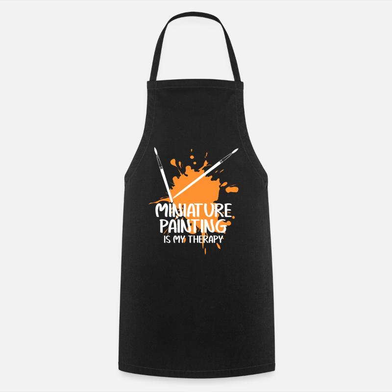 Model Maker Brush Color Model Making - Cooking Apron - black