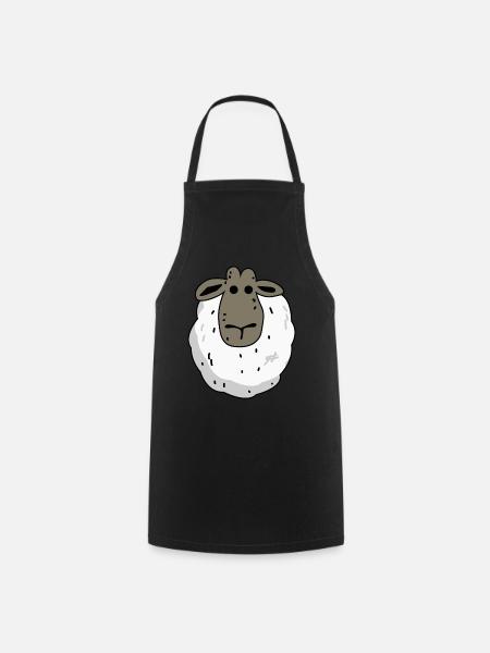 Sheep Sheep Funny Sheep - Cooking Apron - black