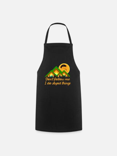Parapente Gleitschirm Parapente - Tablier de cuisine - noir