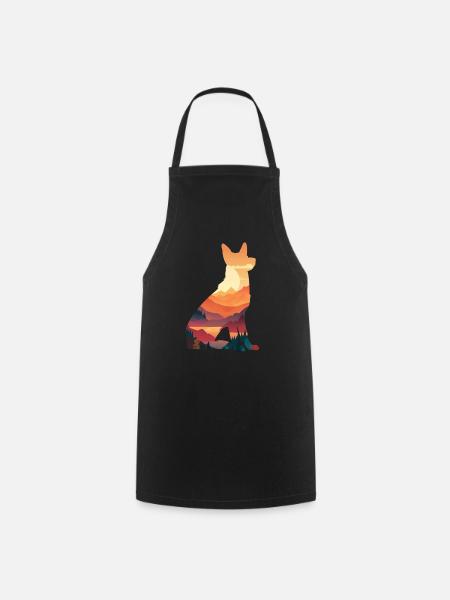 Berger Allemand Malinois - Tablier de cuisine - noir