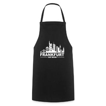 Frankfurt Hessen Deutschland Frankfurter - Kochschürze - Schwarz - Vorne - AI Model Male 185 dark (185cm)
