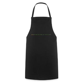 Programmierer Informatiker Nerd Softwareingenieur - Kochschürze - Schwarz - Vorne - AI Model Male 185 dark (185cm)