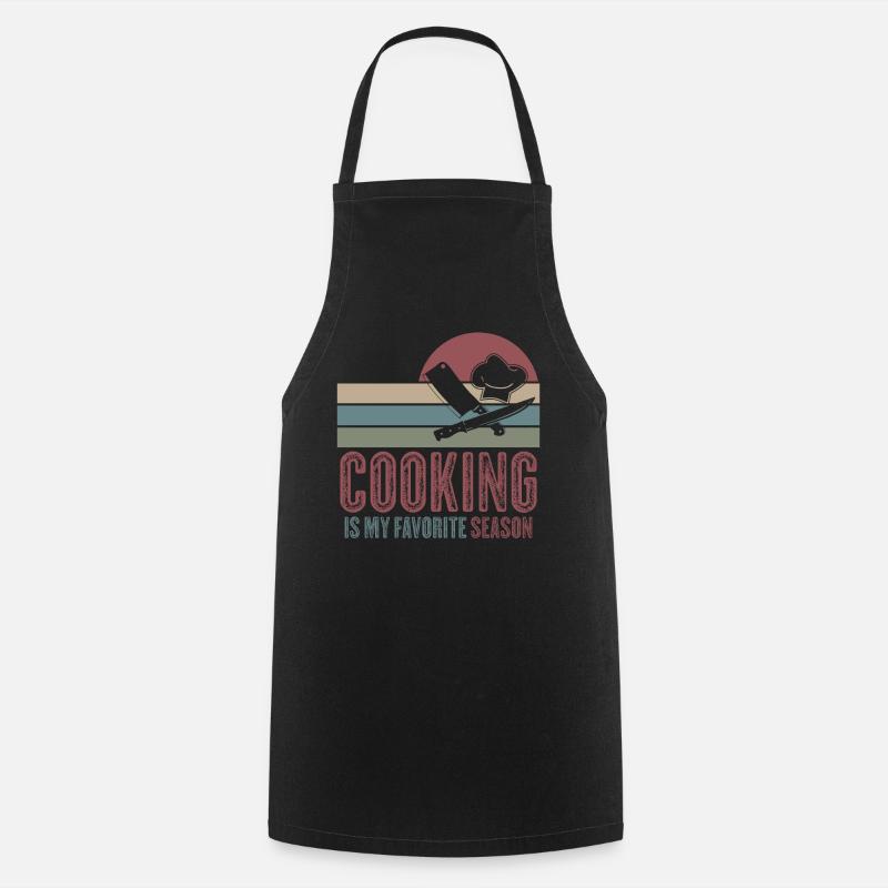 Chapeau de chef Cuisine Chef Chef Cuisine - Tablier de cuisine - noir