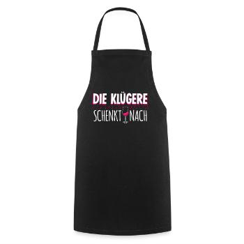Wein Rotwein Weißwein Weinliebhaber - Kochschürze - Schwarz - Vorne - AI Model Male 185 dark (185cm)
