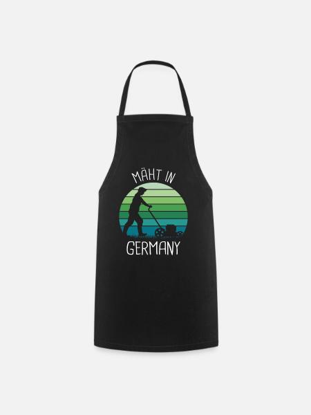 Rasenmäher Mäher Rasentraktor Gärtner - Kochschürze - Schwarz