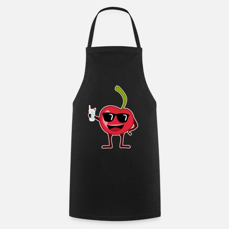 Fête des cerises Cerise - Tablier de cuisine - noir