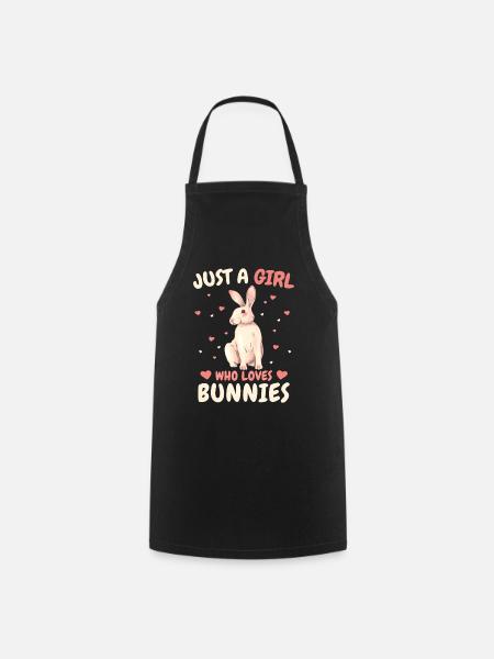 Lapin Lapin Animal Lapin - Tablier de cuisine - noir