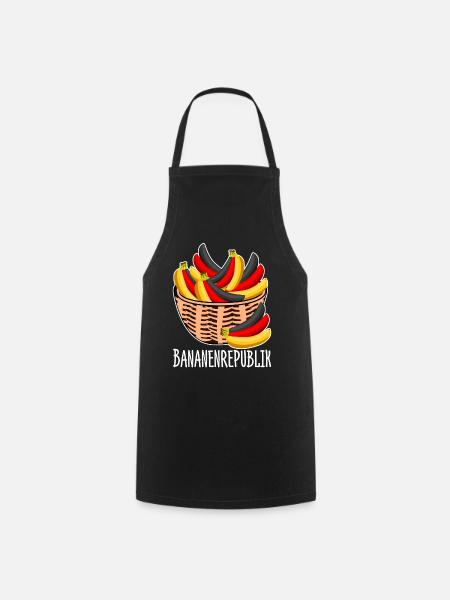 Bananenrepublik Bananenkorb - Kochschürze - Schwarz
