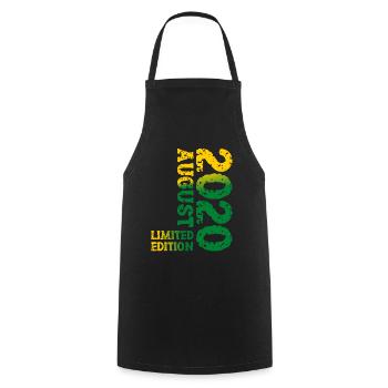 2020 août édition limitée 3e anniversaire tenue - Tablier de cuisine - noir - Devant - AI Model Male 185 dark (185cm)