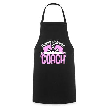 Hobby Horse Riding Hobbyhorse - Cooking Apron - black - Front - AI Model Male 185 dark (185cm)