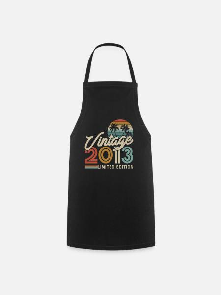 Vintage Vintage 2013 Cadeau - Tablier de cuisine - noir